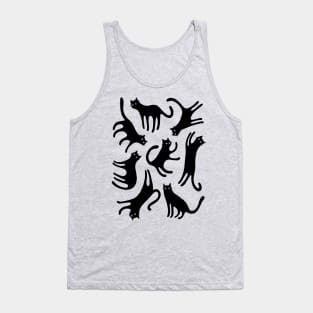 Curious Black Cats Tank Top